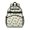Football Helmet Beige Pattern-1, variant on Football Bow Brown Pattern Cute School Backpack Bag for School with Padded Back and Adjustable Shoulder Straps 15.25"x11.5"x5.25"