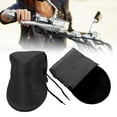 thumbnail image 2 of koolsoo 2 Pieces Summer Motorcycle Handlebar Muffs Breathable Bike Handlebar Mittens Solid Black, 2 of 4