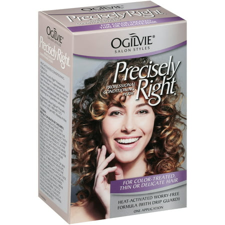 Ogilvie Salon Styles Professional Conditioning Perm For Color-Treated Thin Or Delicate Hair Precisely Right 1 Ct (Best Professional Perm For Bleached Hair)