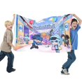 thumbnail image 2 of Bluey Bandera impresa con temática, regalo perfecto para fanáticos, amigos y familiares, y adecuada para actividades al aire libre e interiores, decoraciones de fiesta. 90 cm × 150 cm., 2 of 6