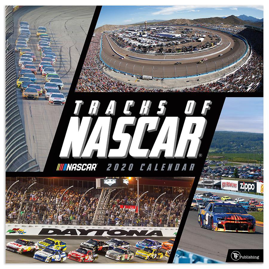 2020 Tracks of NASCAR 12x12 Wall Calendar