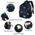 thumbnail image 3 of Cancer Constellation Cute Bag Diaper Backpack Baby Cushion Backpack Backpack for School Teens with Adjustable Strap and Large Capacity, Printed Design, 3 of 6