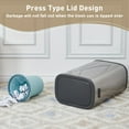 thumbnail image 5 of Trash Can with Lid, Garbage Can with Pop-up Lid, 55L/14.5Gal Trash Bin, Waste Basket for Kitchen, Bedroom, Office (Grey, Press Top Lid), 5 of 7