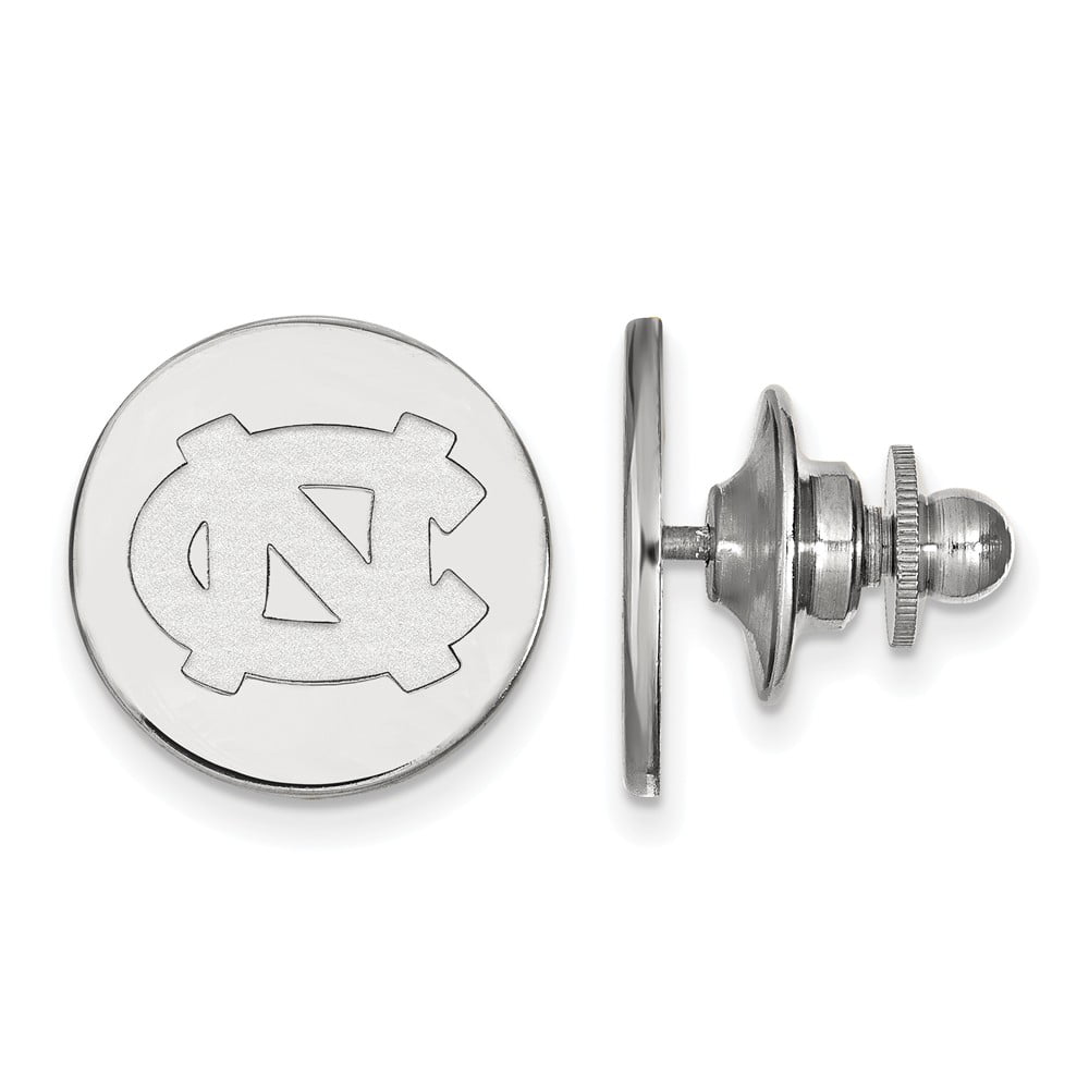 Jewel Tie 925 Sterling Silver University of North Carolina Large Pendant with Necklace