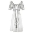 iki Wakandan Funeral White Sleeveless Dress summer dresses ladies 2024