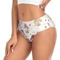 thumbnail image 2 of Balery Floral Mushroom Ropa Interior de Algodón para Mujer con Dibujo – Braguitas Cómodas y Elásticas, Estilo Clásico-X-Small, 2 of 6