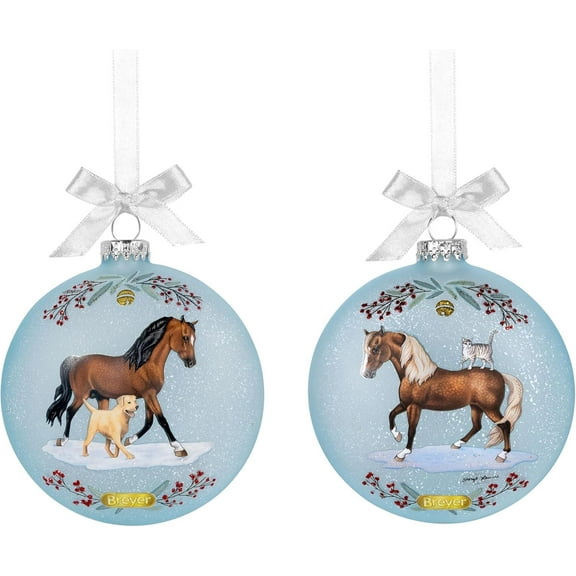 Breyer Holiday #10317 Morgan & Friends - 2025 Artist Signature Ornament - Brand New!