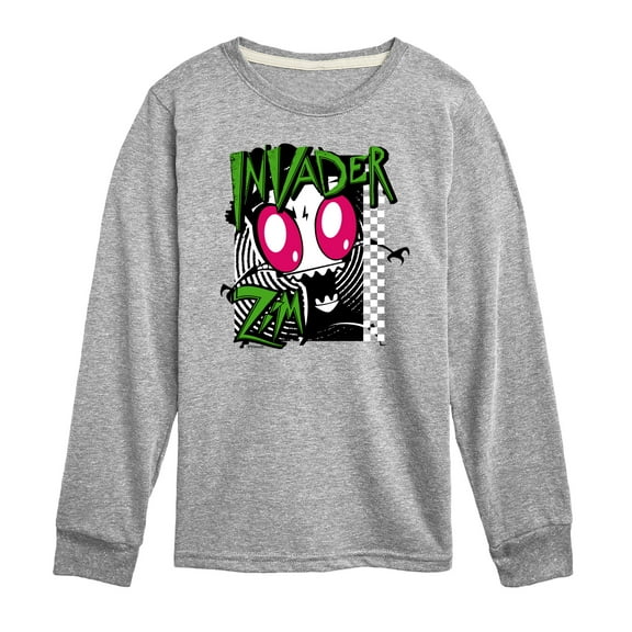 Invader ZIM - Retro Style Angry ZIM - Toddler And Youth Short Sleeve Graphic T-Shirt