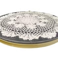 thumbnail image 4 of Cotton Handmade Crochet Lace Tablecloth Doilies Placemats Table Overlay Home Decor, White(Piano Cover Cloth), 4 of 9