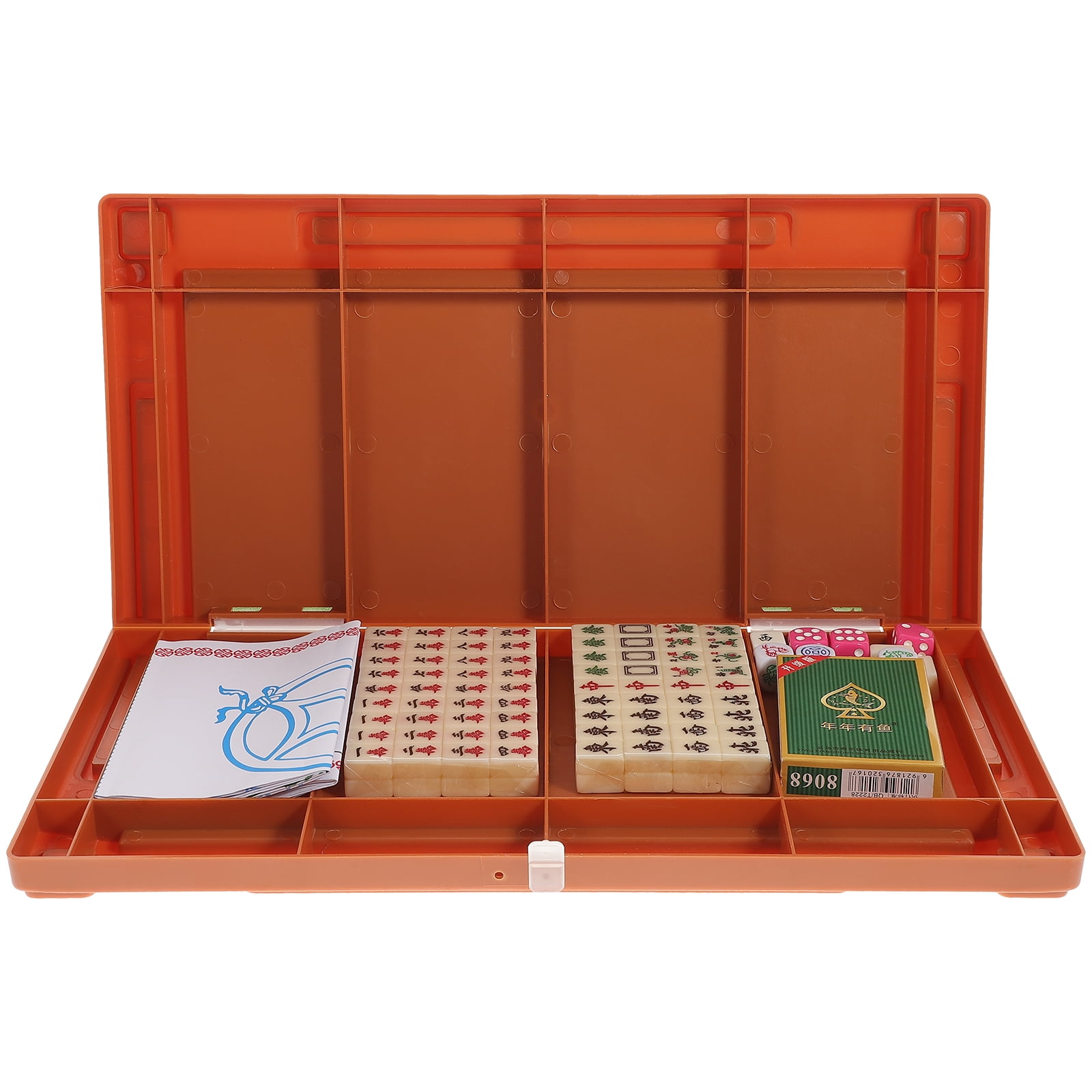 Mahjong Game Board Set - Mahjong Tiles Mini Tamanho, Viagem Mah Jong Set  com saco de armazenamento, Versão tradicional chinesa Jogos de tabuleiro da