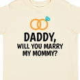 thumbnail image 4 of Inktastic Daddy Will You Marry My Mommy with Rings for Proposal Boys or Girls Toddler T-Shirt, 4 of 5