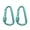 Light blue, variant on Locking Carabiner Aluminum Alloy Carabiner Keychains Hook Clip D-shaped Buckle