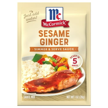 2 Pack - McCormick Sesame Ginger Sauce Mix - 1 oz Packaging may vary