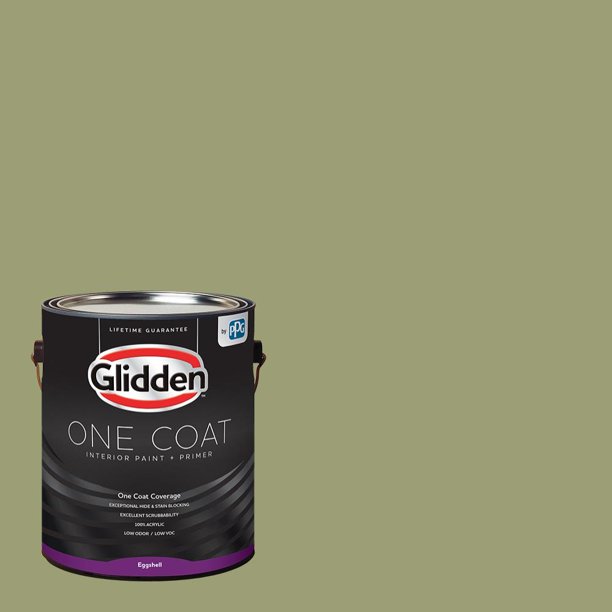Glidden One Coat Interior Paint and Primer, Pine Trail / Green, 1