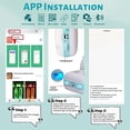 thumbnail image 7 of Mini Photo Pocket Printer Portable Ink-free Thermal 57mm Sticker Trans Paper Wireless BT 200dpi Android IOS Printing Machine (C9 Blue with 13Roll), 7 of 7