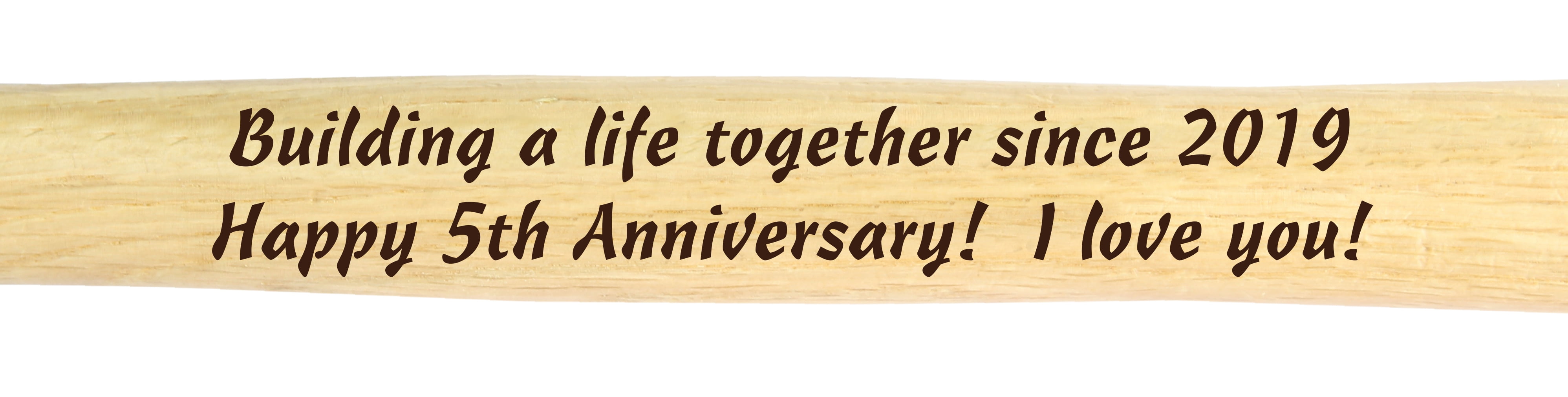 Palmetto Wood Shop Personalized Laser Engraved Wood Handle Hammer