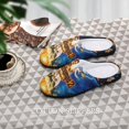 thumbnail image 6 of Mens Cozy Slippers Goosebumps Warm Soft Plush Slipper Slip-on House Shoes for Home Indoor Outdoor, 6 of 7