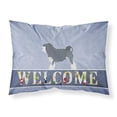 thumbnail image 1 of Carolines Treasures BB5539PILLOWCASE Lowchen Welcome Fabric Standard Pillowcase, 1 of 2