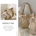 thumbnail image 3 of CHUANK Knitted Bag Handmade Straw Bag Bucket Bag Shoulder Bag (Dark Beige), 3 of 6