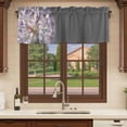 thumbnail image 6 of Fantasy Dandelion Curtain Valances for Windows, Kitchen Valance Window Treatments Panel 2 Pack, Modern Magical Plants Flowers Spring Rod Pocket Short Curtains for Bathroom Bedroom 42 x 12 Inch, 6 of 8