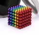 thumbnail image 5 of 216 Uds. Rompecabezas de bolas magnéticas, juguetes de 5mm, magia para adultos al azar (6 colores), 5 of 5
