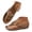 Brown, variant on Orthopedic Wedge Sandals for Women Flower Dressy Flip Flops Summer Arch Support Slide Shoes Outdoor Walking Slippers Size 9 Blue