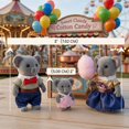 thumbnail image 3 of Set de 3 figuras de koala gris de la familia OLEOCA, 3 of 7