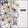 thumbnail image 1 of Thickened High-Transparency 3D Blind Box Storage Pouch - Compact Hanging Organizer for Dolls, Small Items - Macaron Chain Accessory (White Can Design, Doll Not Included), 1 of 6