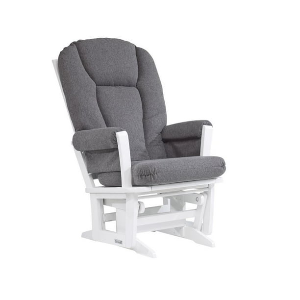 Dutailier Glider In Dark Gray And White Walmart Com Walmart Com