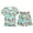 Mint Green, variant on Gelikeya Boys Dinosaur Pajama Sets 5T-6T Bamboo Viscose Pajamas Sets Girls Snug Fit Short Sleeve Summer Sleepwear Pjs 2pcs Set (Mint Green, Toddlers)