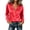 Red, variant on Tops for Women 2026 Satin Emulation Silk Long Sleeve Button Down Shirt