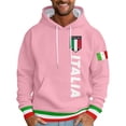 thumbnail image 2 of CONZONE Men's Hoodies Long Sleeve Pullover Hoodie for Men Italian Flag Graphic Hooded Sweatshirts With Pocket, 2 of 4