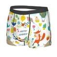 thumbnail image 2 of Haiem Summer Animal Men's Boxer Briefs, Every Day Comfort Stretch Cotton Moisture-Wicking Underwear-Large, 2 of 9