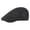 Black, variant on Men Mesh Golf Driving Summer Sun Flat Hat Breathable Cabbie Newsboy Beret Cap
