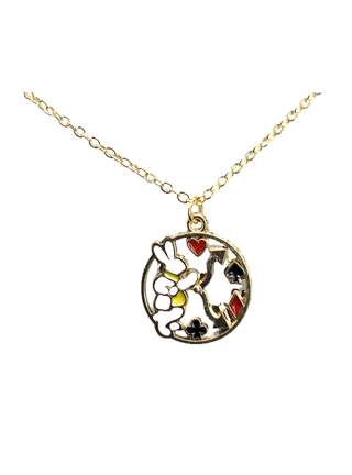 Key - Alice in Wonderland Pendant - Rope Necklace - SK2610 Pendant Only