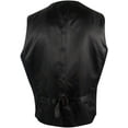 thumbnail image 2 of I.N.C Mens Jace Slim Plaid Five Button Vest, Black, Small, 2 of 2
