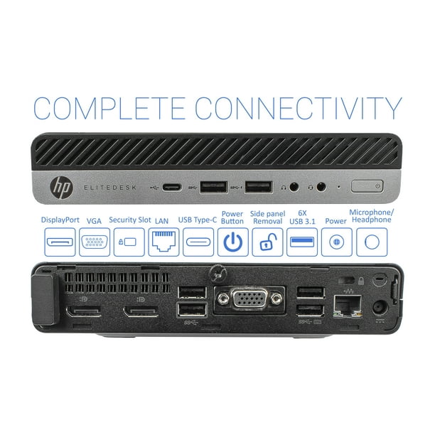 HP EliteDesk 800 G4 DM i5 16GB 512GB