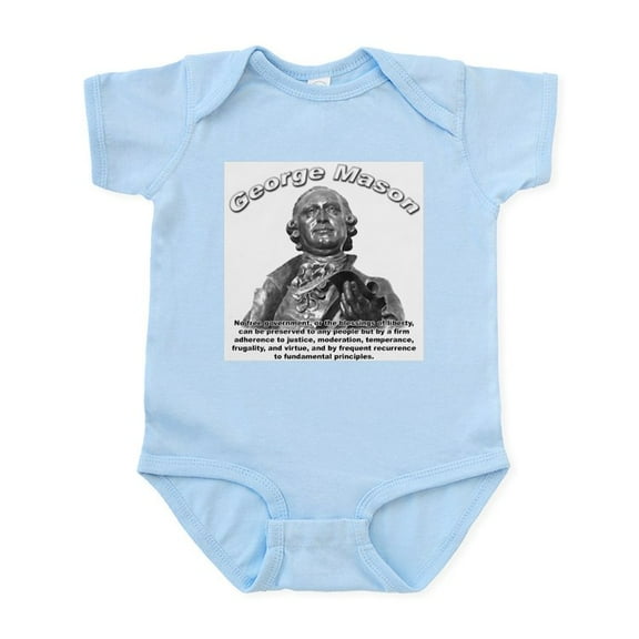 CafePress - George Mason 01 Infant Creeper - Baby Light Bodysuit, Size Newborn - 24 Months