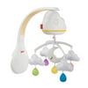Fisher-Price Calming Clouds Mobile & Soother Infant to Toddler Sound Machine with Music, White