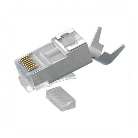 UPC: 0849160006626 | IEC EP106193C RJ45 Cat6A 10 Gig 2pc Round Shielded Package of 10