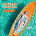 thumbnail image 4 of Naipo Inflatable Paddle Board 10ft Surf Orange Stand Up Paddle Board Full SUP Accessories 6in Thick 330 lbs Capacity for All Skill Levels, 4 of 14