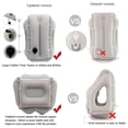thumbnail image 4 of Inflatable Travel Pillow Neck Pillow For Airplanes Trains Office Napping Decor, 4 of 5