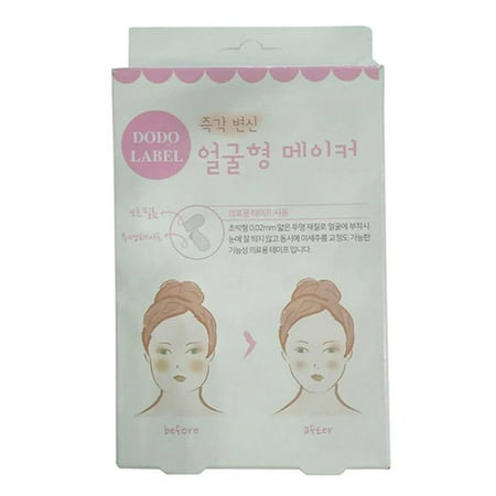 40Pcs/Box Women Girls Face Lift Sticker Thin Face Stick Face Invisible Sticker Lift Chin Tape Makeup (Best Neck Lift Tape)