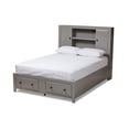thumbnail image 2 of Baxton Studio Rosana Transitional Gray finished Wood King Size Bed, 2 of 10