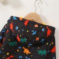 thumbnail image 5 of Mnyotv Baby Boys Fleece Jacket Cartoon Dinosaur Truck Hooded Outerwear Toddler Fall Winter Warm Clothes Size 2-3Years, 5 of 5