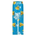 thumbnail image 4 of Bunch of Rubber Ducks Pajamas For Women Loose Retro Night Pajama Pants Comfortable Sleepwear Bottoms Homewear, 4 of 6