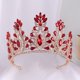 thumbnail image 2 of Zhuge Tiara de boda para novia, diadema de princesa, corona nupcial, joyería para el cabello con diamantes de imitación de cristal, decoración para novia, cumpleaños, graduación, boda (blanco), 2 of 4
