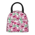 thumbnail image 2 of Haiem Flamingo Printed Lunch Bag Women, Lunch Box Lunch Bag for Women, Small Leakproof Cute Lunch Tote Large Capacity Reusable Insulated Cooler Lunch Container, 2 of 6