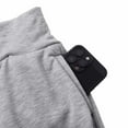 thumbnail image 6 of CPNG Girls Oversized Sweatpants Elastic High Waist Solid Color Daily Casual Sweat Pants Straight Wide Leg Baggy Joggers(Grey,12-13 Years), 6 of 9