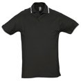 thumbnail image 1 of SOLS - Polo de manga corta para caballero/hombre 100% algodón de primera  Modelo Practice - Verano/ Vacaciones (Blanco/Negro), 1 of 3